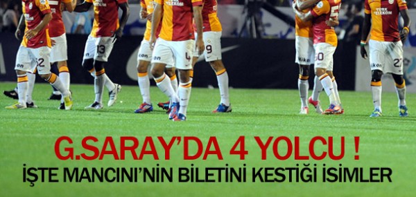 Galatasaray'da 4 yolcu
